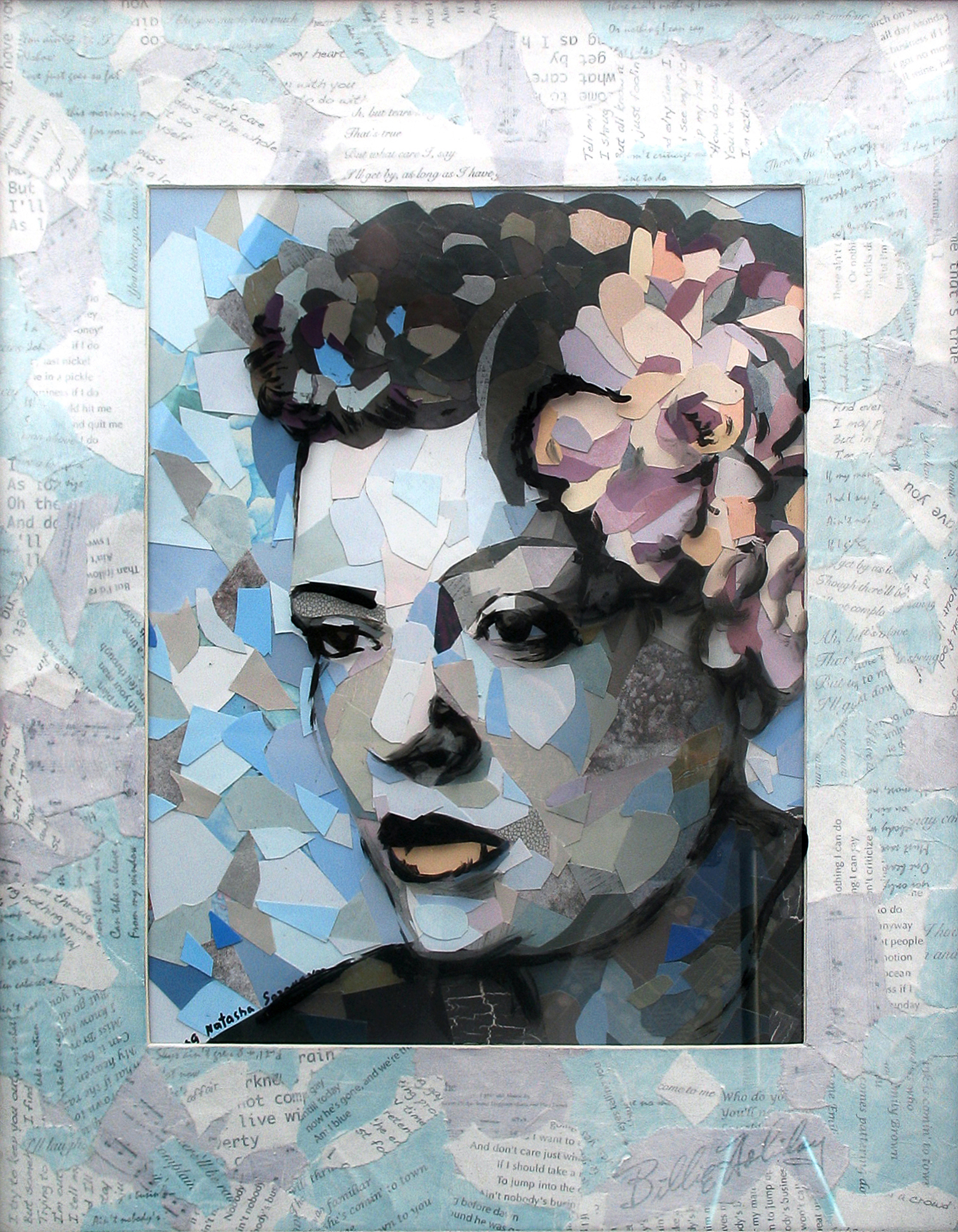 Billie-Holiday-portrait-mixed-media